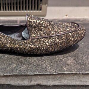 Donald J Pliner Sparkly Flats